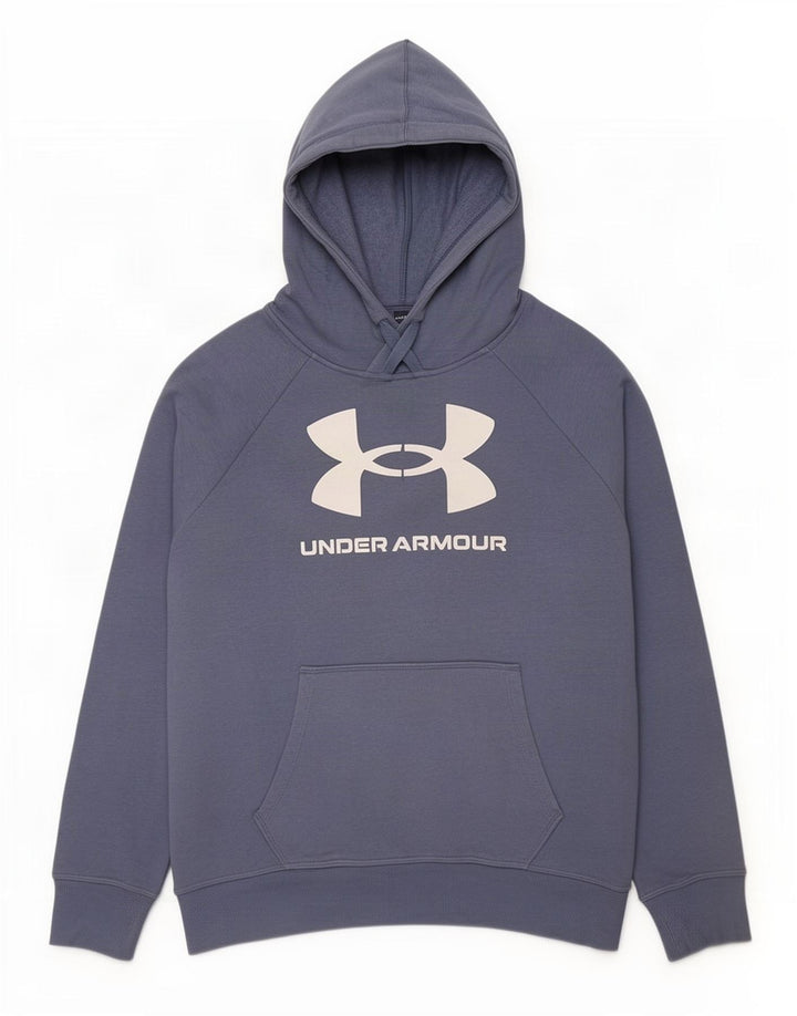 Under Armour Grafisk hættetrøje til mænd mellemblå bomuld