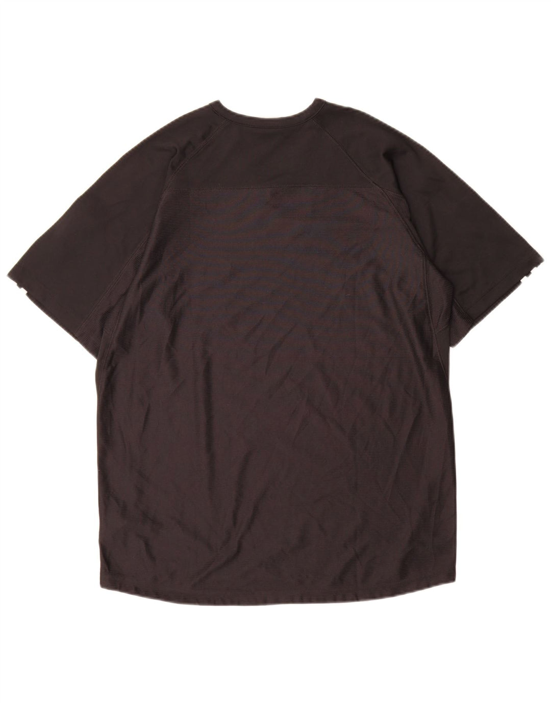 Adidas Herre Climacool T-Shirt Top Medium Sort Colourblock Polyester