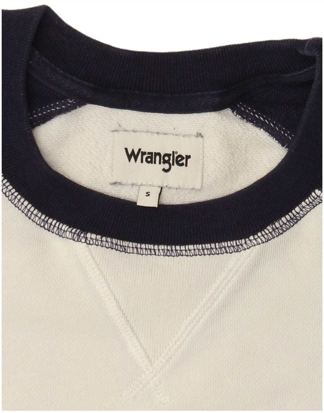 Wrangler Sweatshirt Jumper til mænd Lille hvid Colourblock
