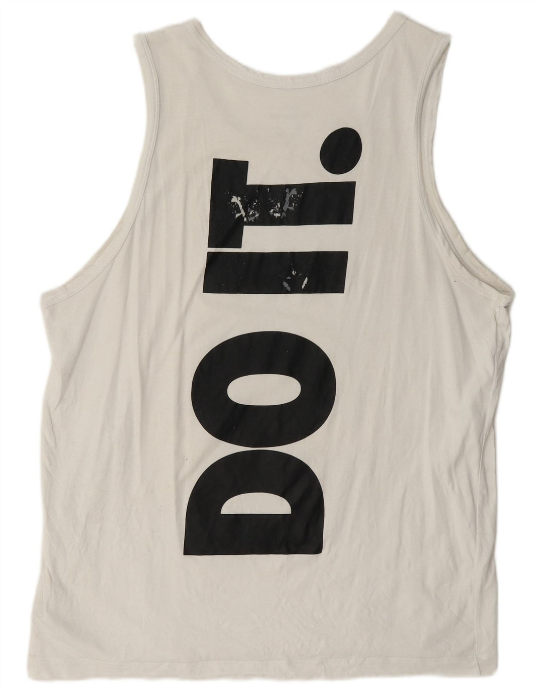 Nike Herre grafisk vest Top XL Hvid Bomuld