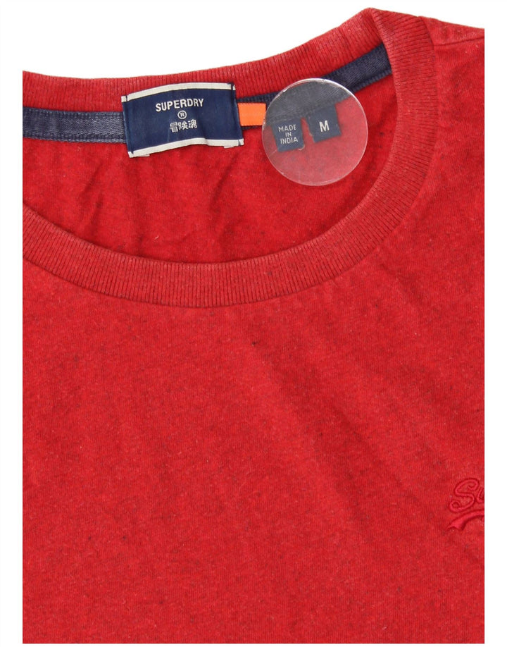 Superdry Herre T-shirt Top Medium Rød Bomuld