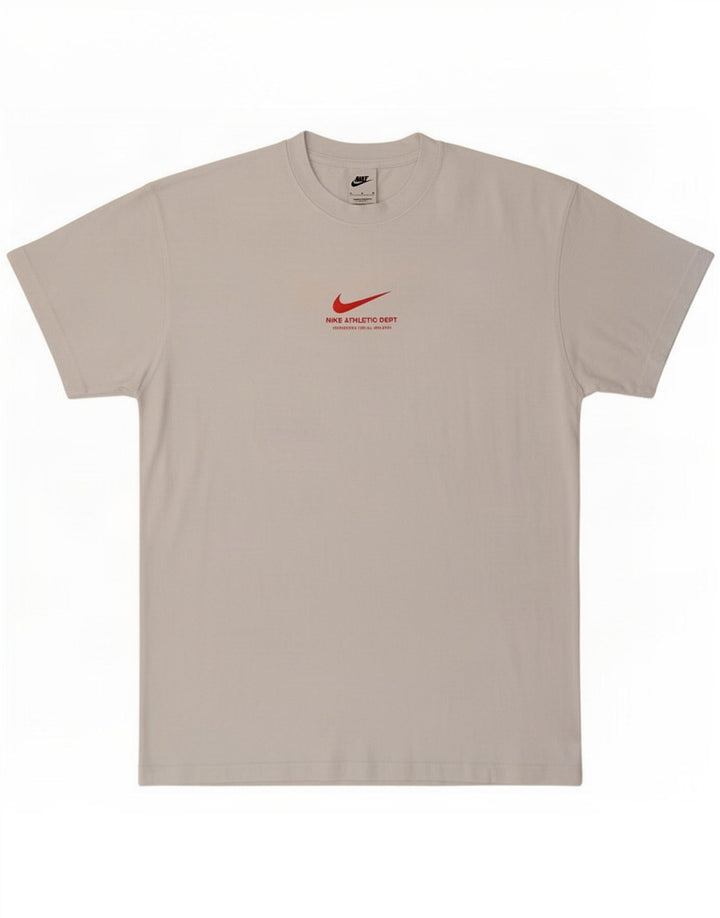 Nike grafisk t-shirt til mænd, medium hvid bomuld