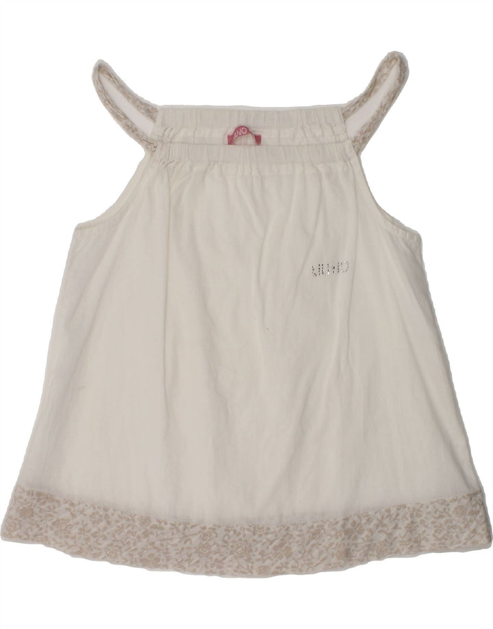 LIU JO Girls Blouse Top 6-7 Years White | Vintage Liu Jo | Thrift | Second-Hand Liu Jo | Used Clothing | Messina Hembry 
