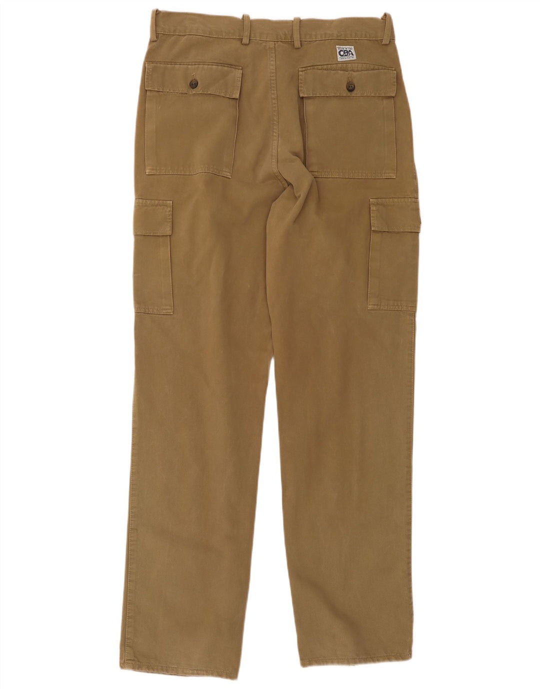 Carrera Herre Straight Cargo Bukser W36 L33 Beige Bomuld