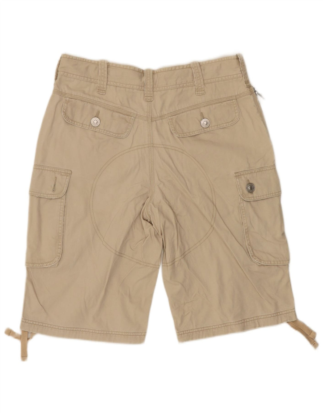 Benetton Herre Cargo Shorts IT 48 Medium W36 Beige Bomuld