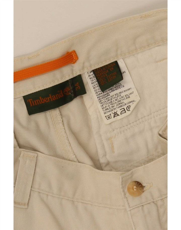 Timberland Herre Cargo Shorts W34 Stor Beige Bomuld