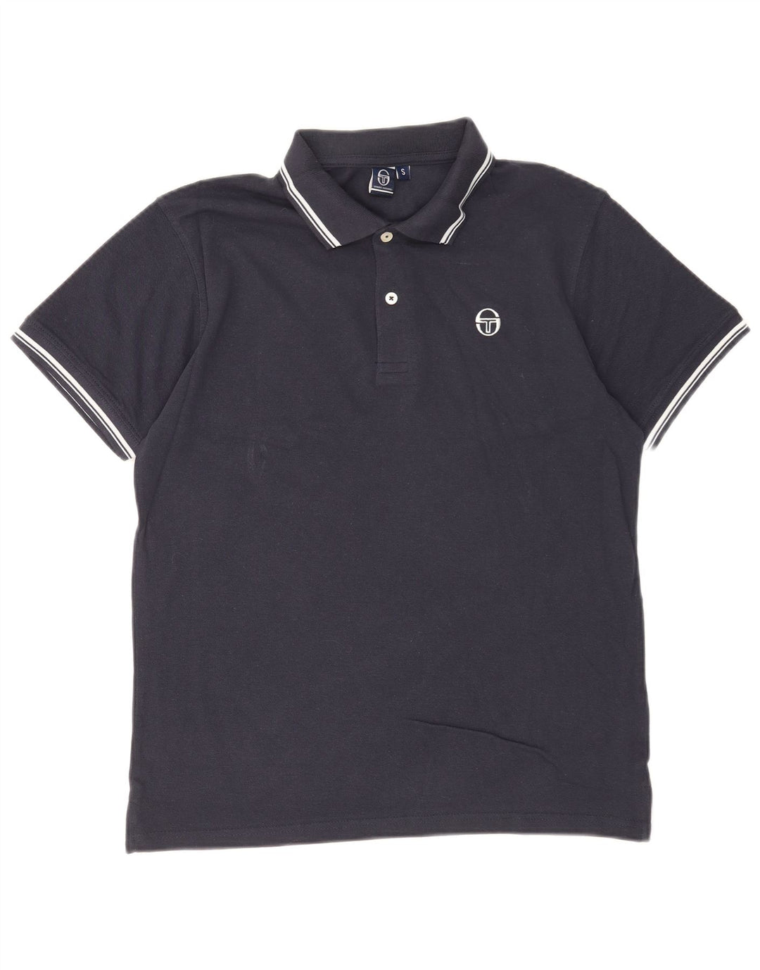 Sergio Tacchini herre poloshirt lille marineblå bomuld
