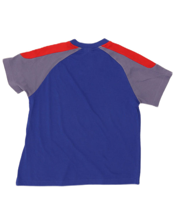 ADIDAS Dame Primegreen Grafisk T-Shirt Top UK 8/10 Small Blue