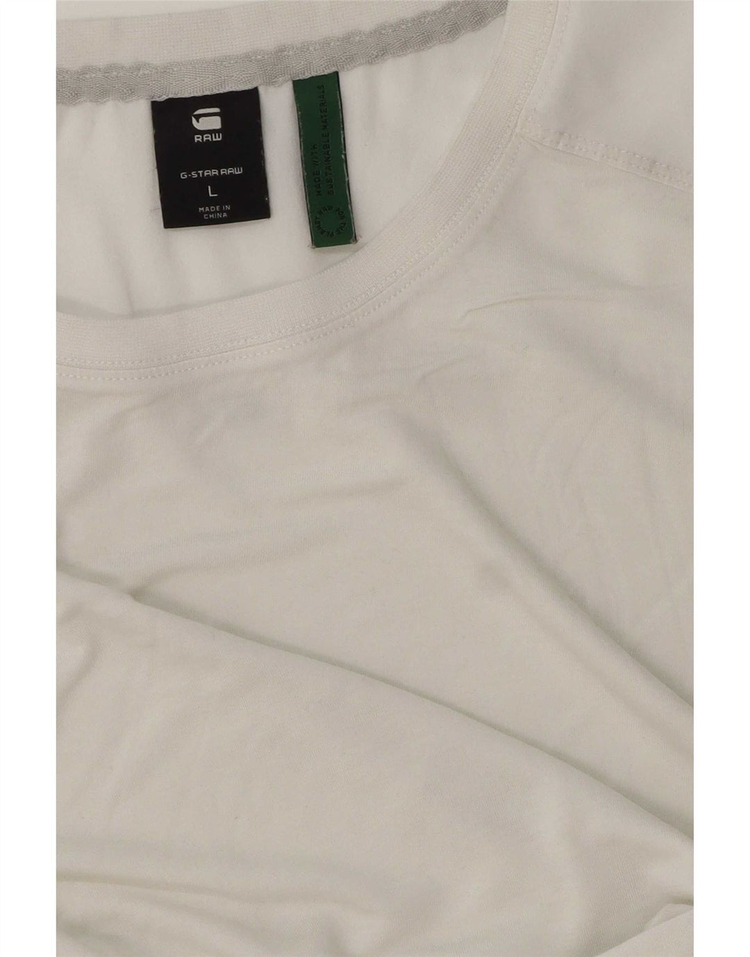 G-Star Herre T-Shirt Top Stor Hvid