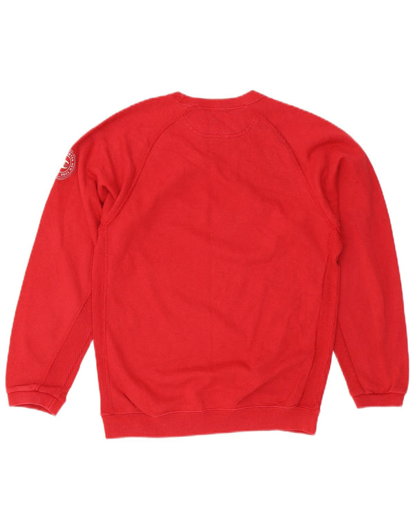Champion Boys Grafisk Sweatshirt Jumper 11-12 år Rød Bomuld