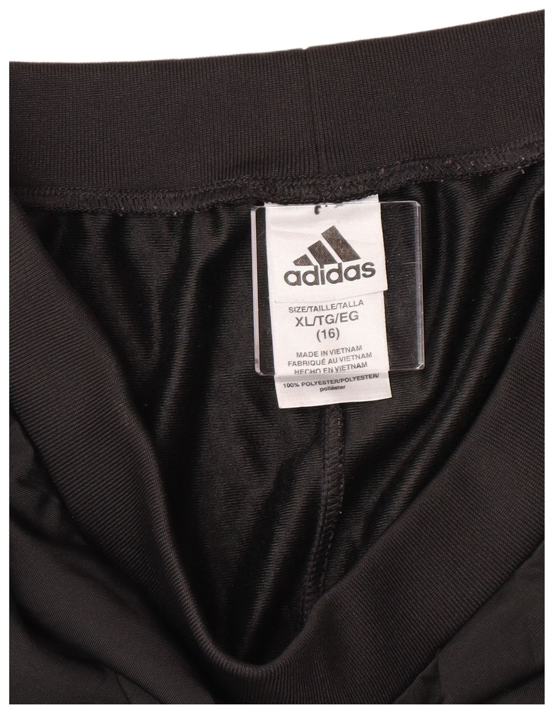 Adidas Drenge Træningsdragt Bukser Joggers 15-16 år XL Sort Polyester