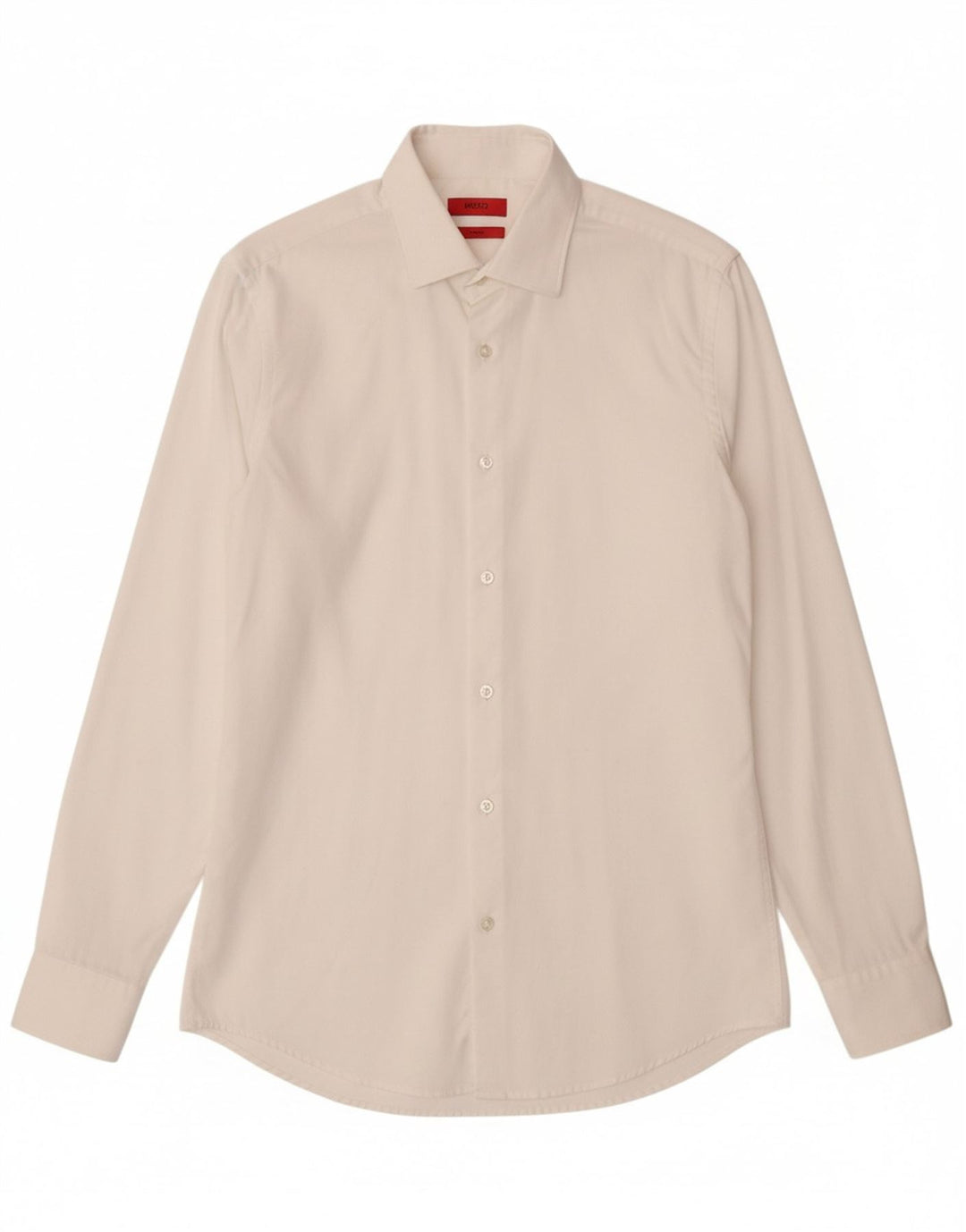 HUGO BOSS Herre Slim Fit Skjorte Str. 38 15 Medium White