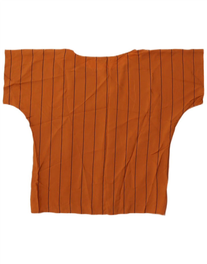 Saint George Damebluse Top IT 42 Medium Brown Pinstripe Acetate
