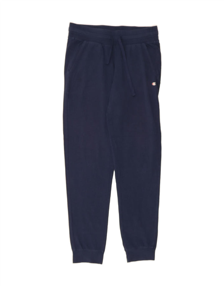 CHAMPION Womens Tracksuit Trousers Joggers UK 12 Medium  Navy Blue Vintage Champion and Second-Hand Champion from Messina Hembry 