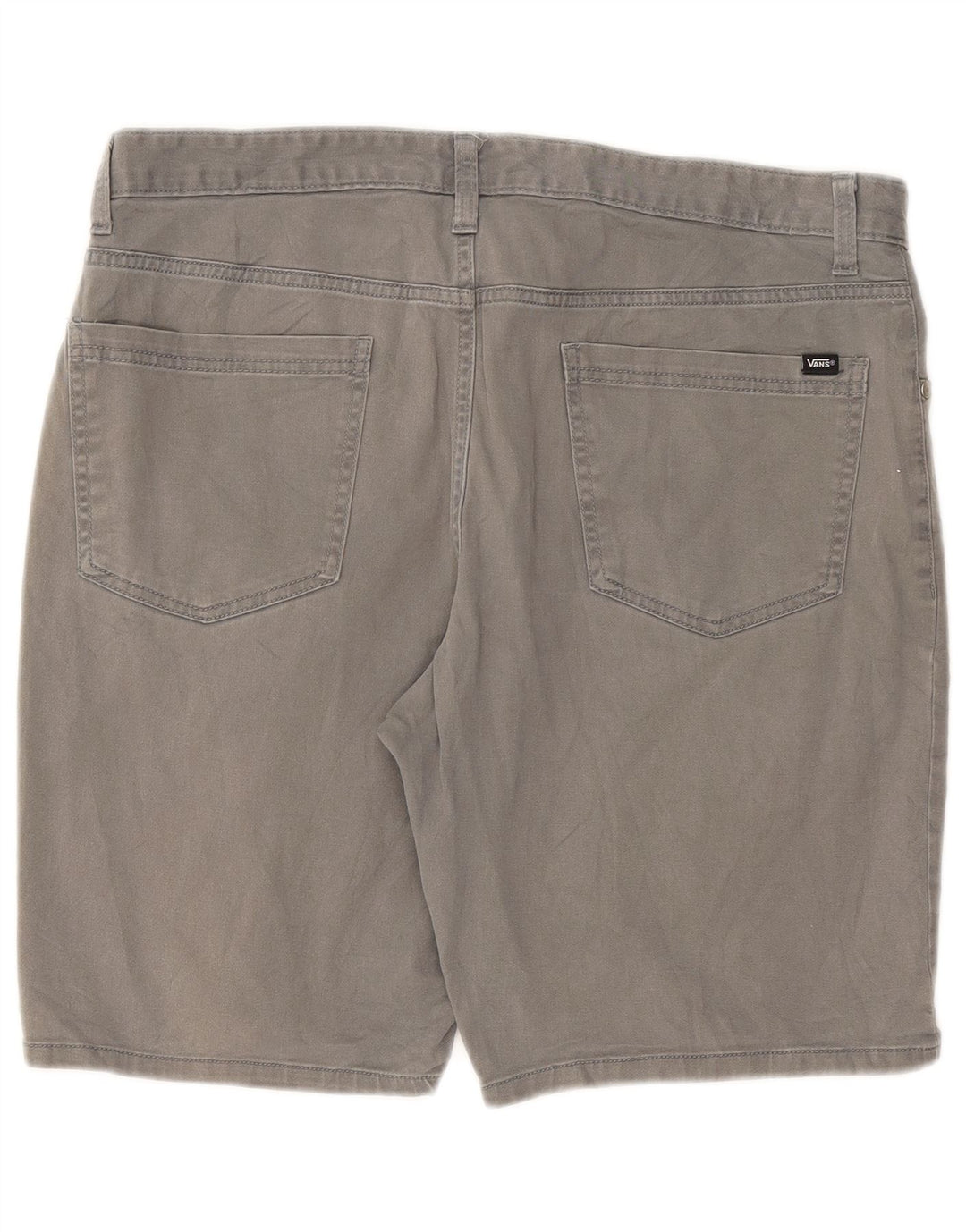 Vans Herre Casual Shorts W34 Large Grå Bomuld