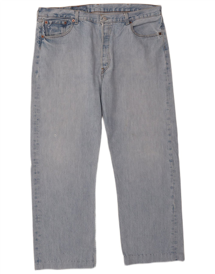 Levi's Herre 501 Straight Jeans W40 L28 Blå Bomuld