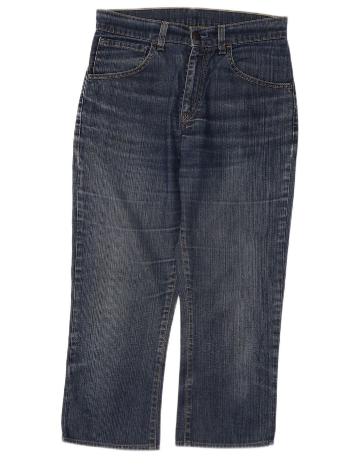 LEVI'S Dame 525 Cropped Jeans W28 L23 Blå Bomuld