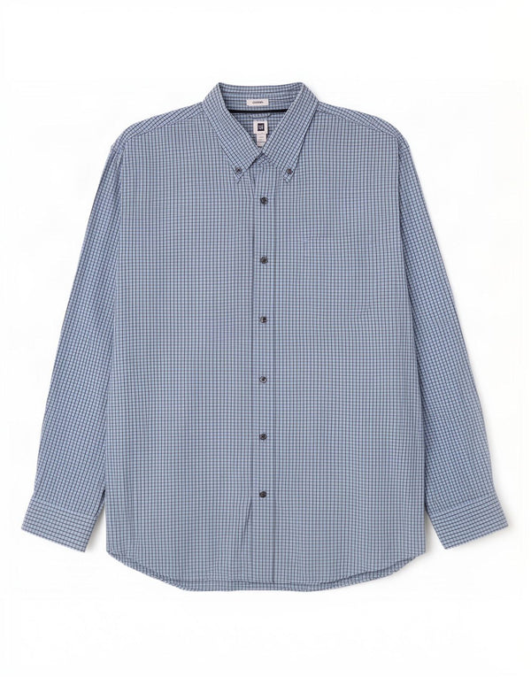 Gap Herre Classic Fit skjorte 2XL Blue Gingham Cotton