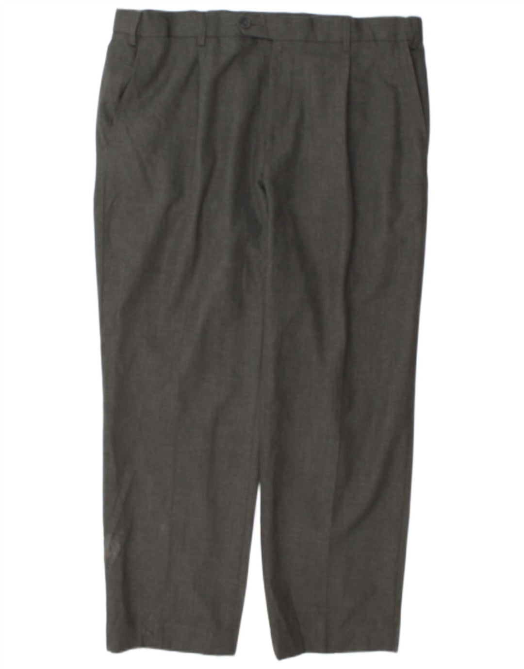 Marks & Spencer Herre Regular Fit Suit Bukser W38 L29 Grå polyester