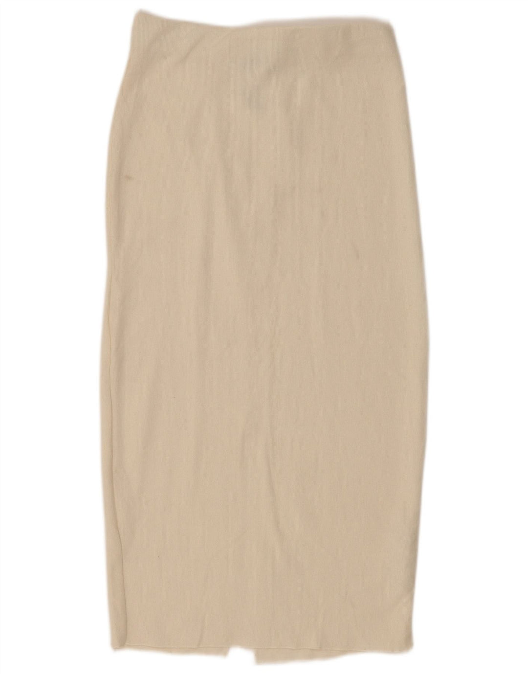 Zara Midi-nederdel til kvinder, lille W26 Off White Bomuld