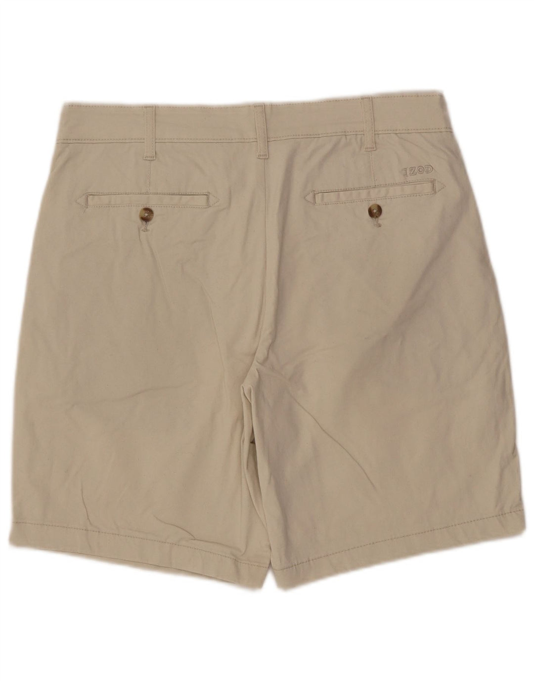 Izod Herre Salt Vand Chino Shorts W34 Stor Beige Bomuld