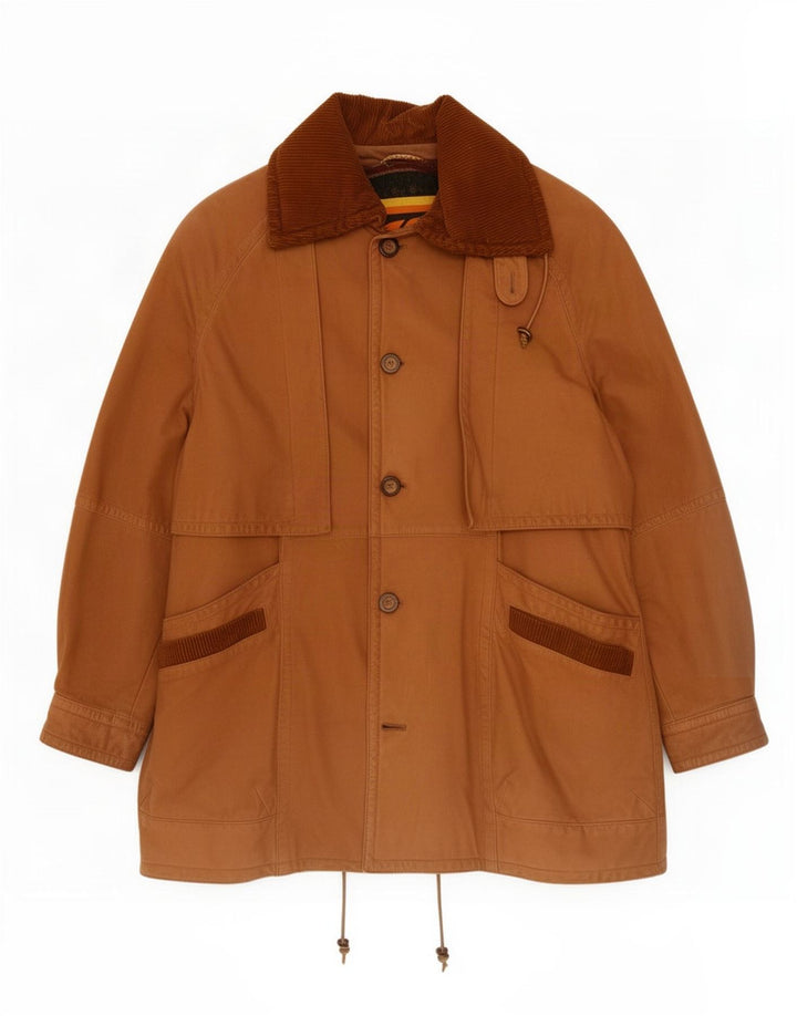 Vintage herre læderfrakke UK 40 Large Brown