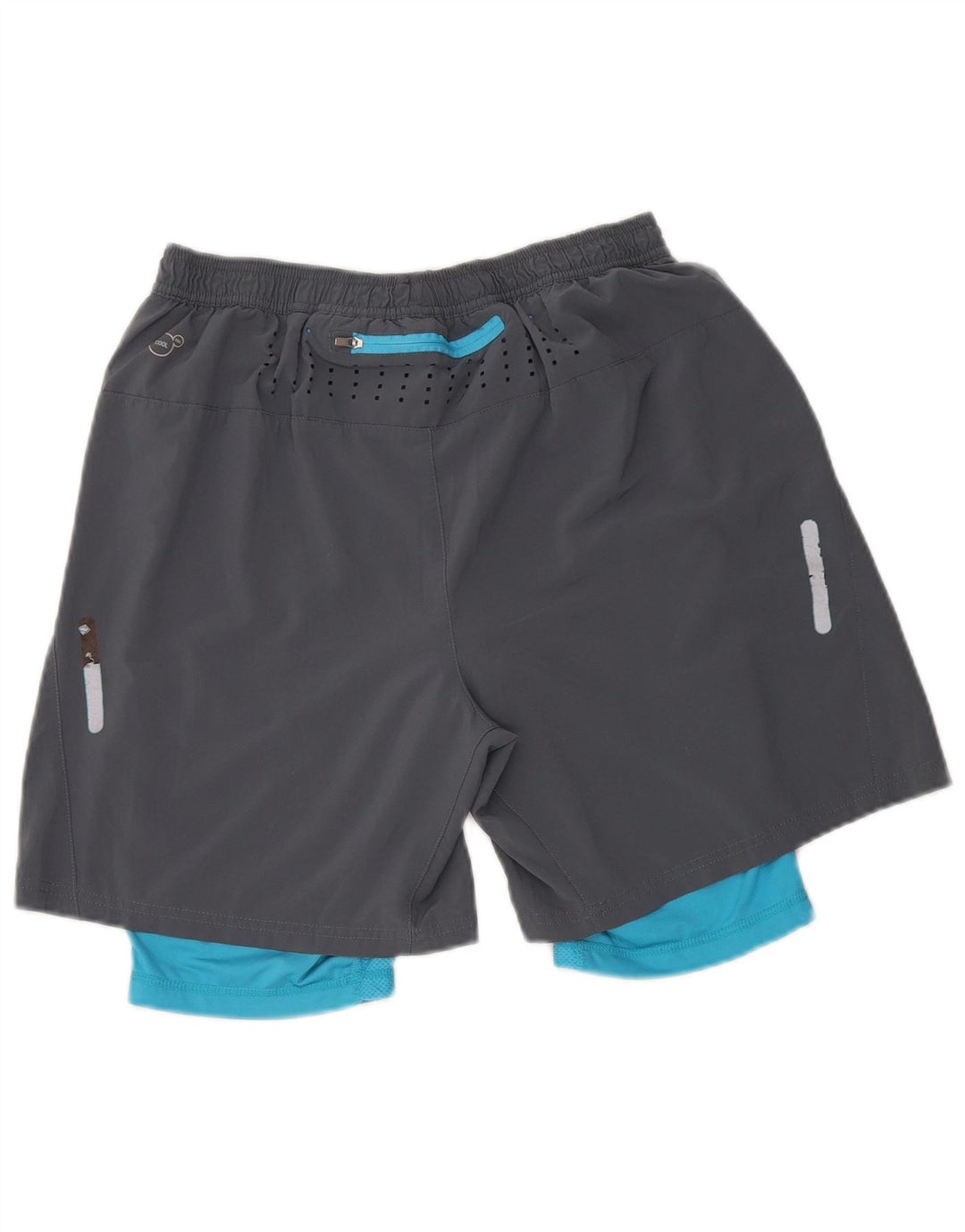 Puma Herre Sportshorts Medium Grey Colourblock Polyester