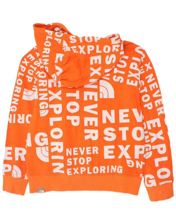 The North Face Boys Grafisk hættetrøje 9-10 år Medium Orange Bomuld