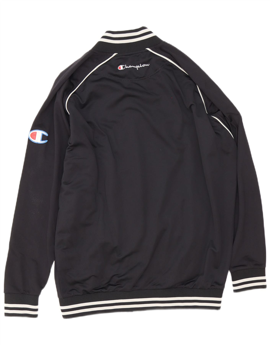 Champion Herre grafisk træningsdragt Topjakke Stor sortstribet polyester