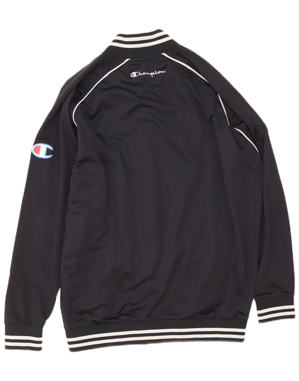 Champion Herre grafisk træningsdragt Topjakke Stor sortstribet polyester