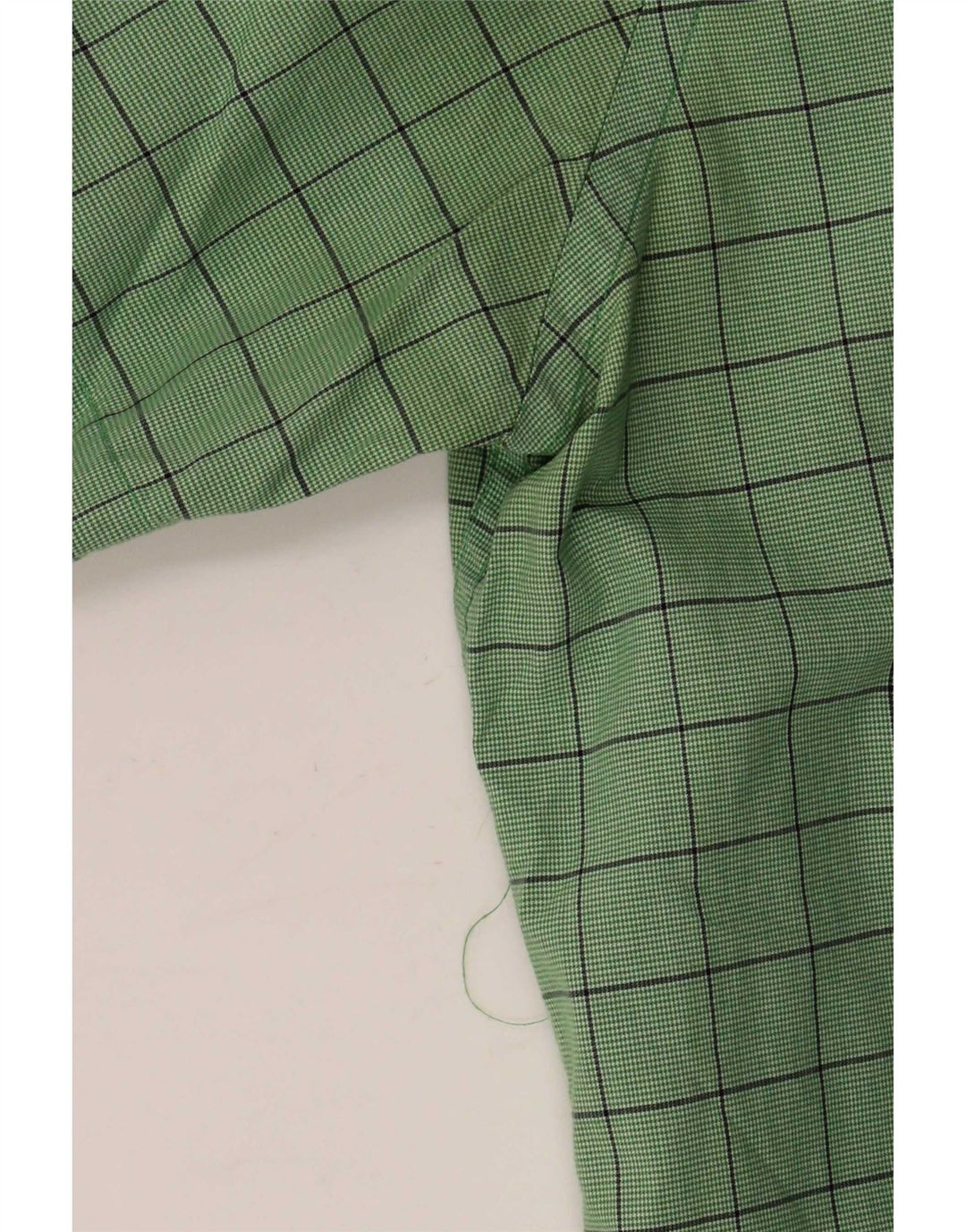 Nautica kortærmet herreskjorte mellemgrøn ternet bomuld