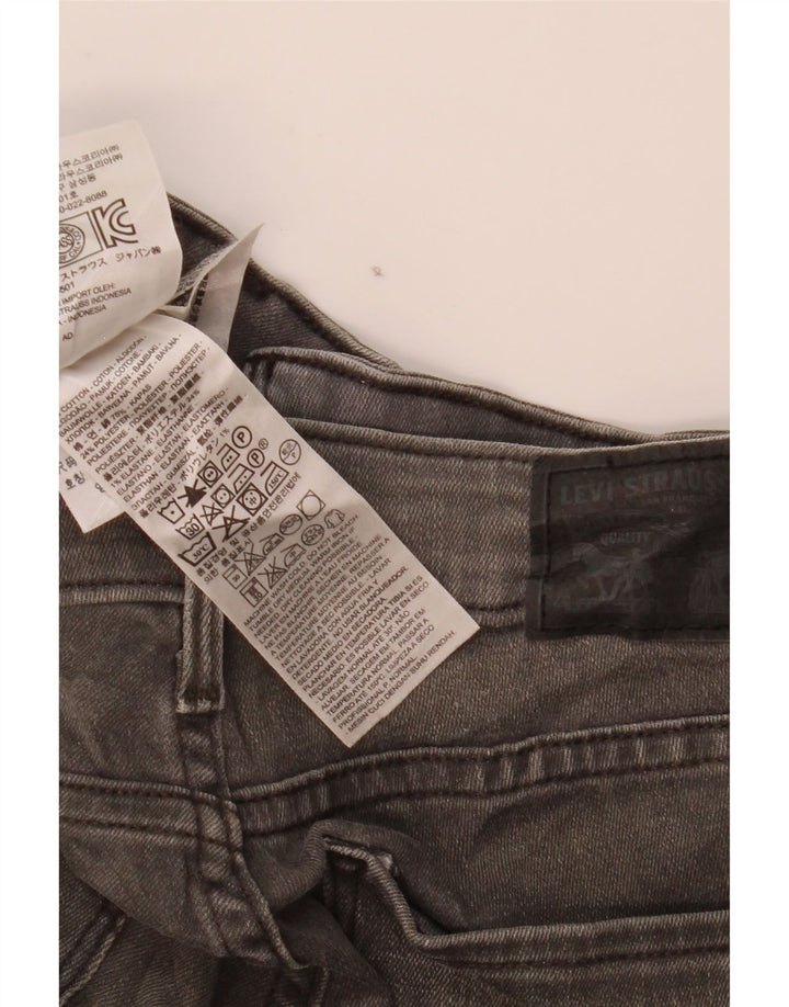 Levi's Womens 511 Curvy Skinny Jeans W27 L30 Grå Bomuld