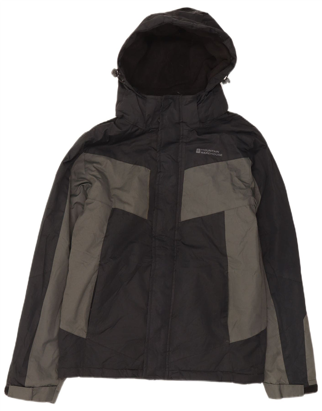 Mountain Warehouse Herre Windbreaker Jacket UK 34 XS Sort Colourblock
