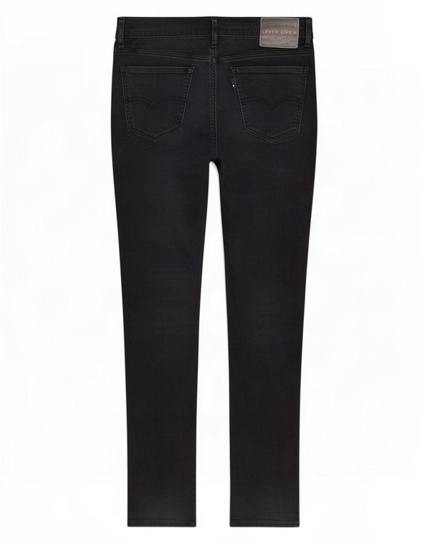 Levi's Womens Line 8 Skinny Jeans W29 L30 Sort bomuld