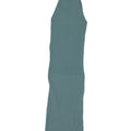 Zara Dame Maxi Halter Dress UK 12 Medium Blue Nylon