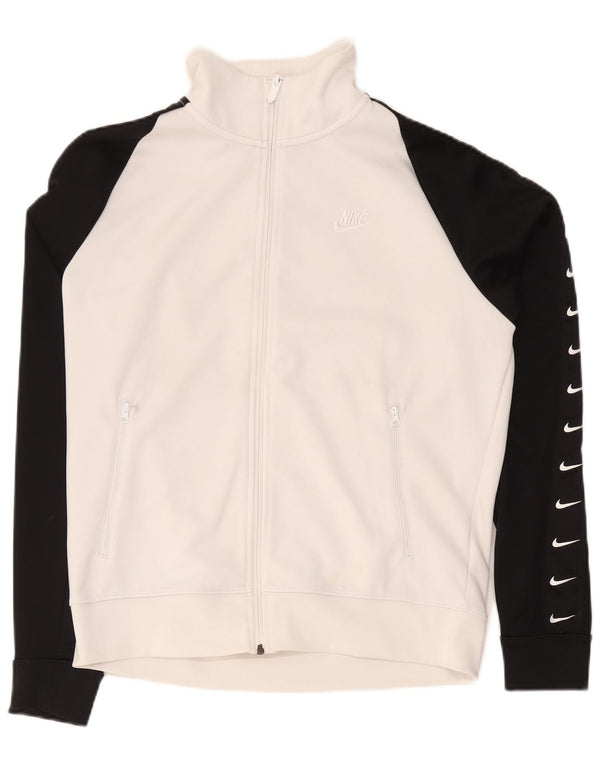 Nike Grafisk træningsdragt til mænd Topjakke Medium White Colourblock Polyester