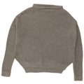 Topshop Dame Oversized rullehals sweater UK 10 Small Grey Bomuld