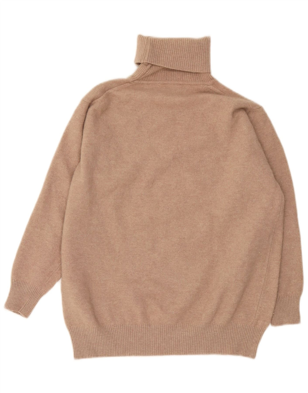 Max Mara Dame Weekend Rullehals Sweater UK 12 Medium Beige