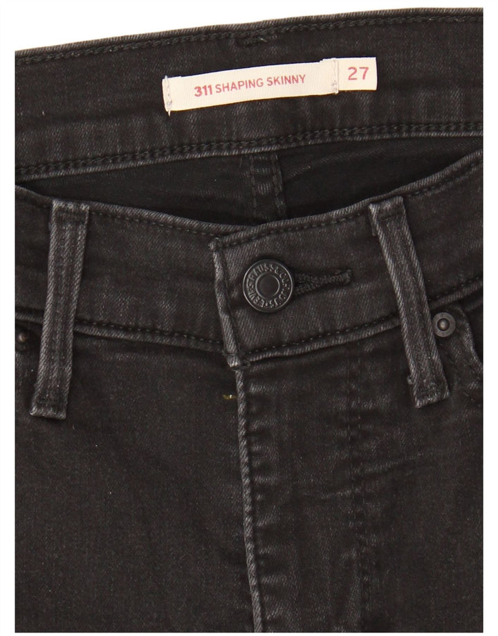 LEVI'S Dame 311 Shaping Skinny Jeans W27 L26 Sort