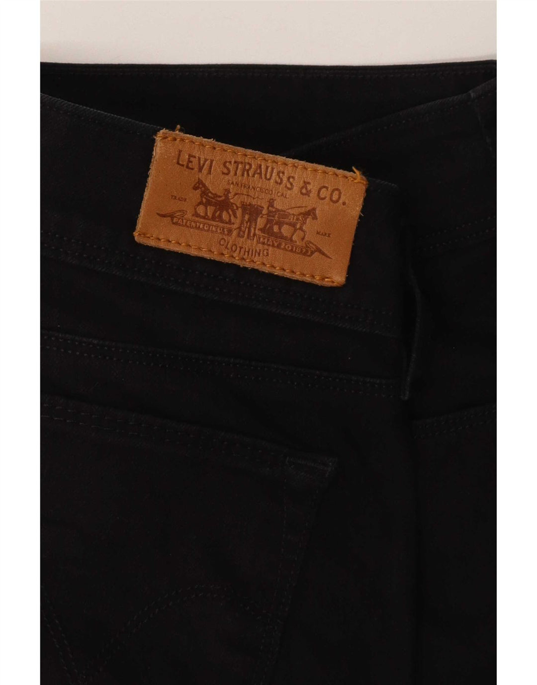Levi's Dame 571 Slim Jeans W28 L27 Sort