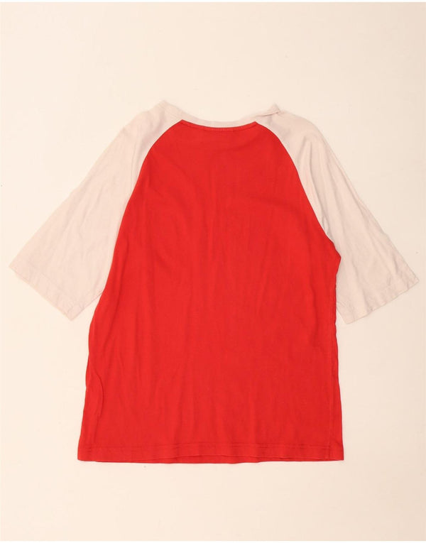 PUMA drenge grafisk t-shirt top 15-16 år rød farveblok