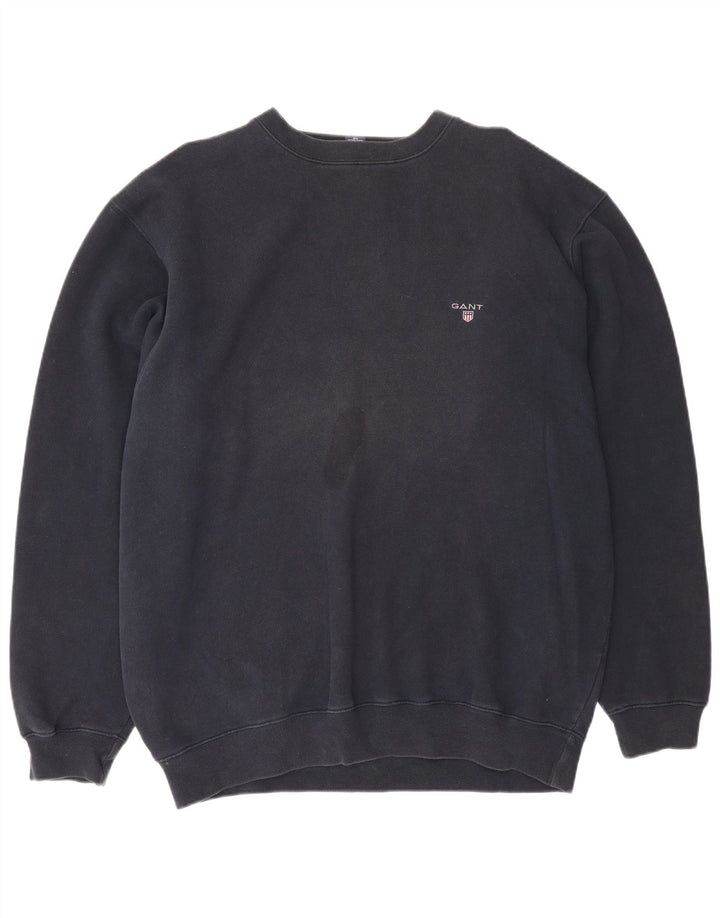 Gant sweatshirt til mænd XL marineblå bomuld