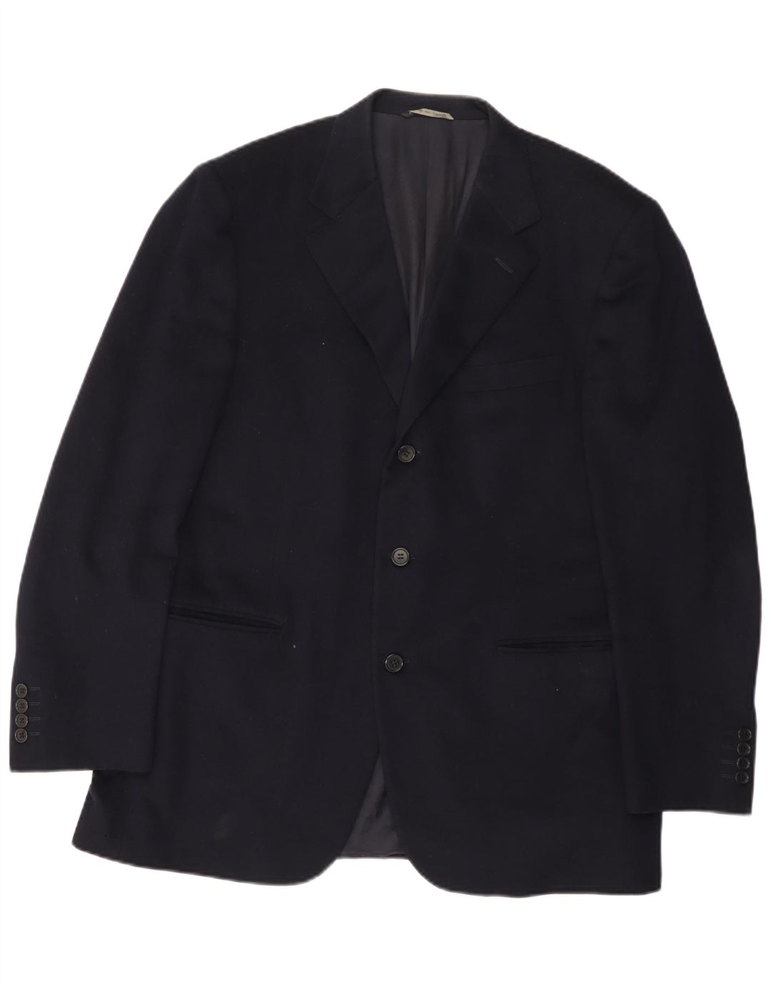 Canali Herre 3-knaps blazerjakke IT 52 XL Marineblå Uld