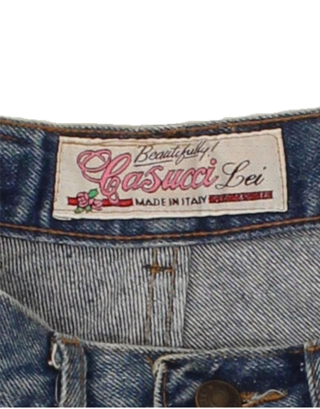 CASUCCI Womens Tapered Jeans W28 L29 Blue Cotton Vintage Casucci and Second-Hand Casucci from Messina Hembry 