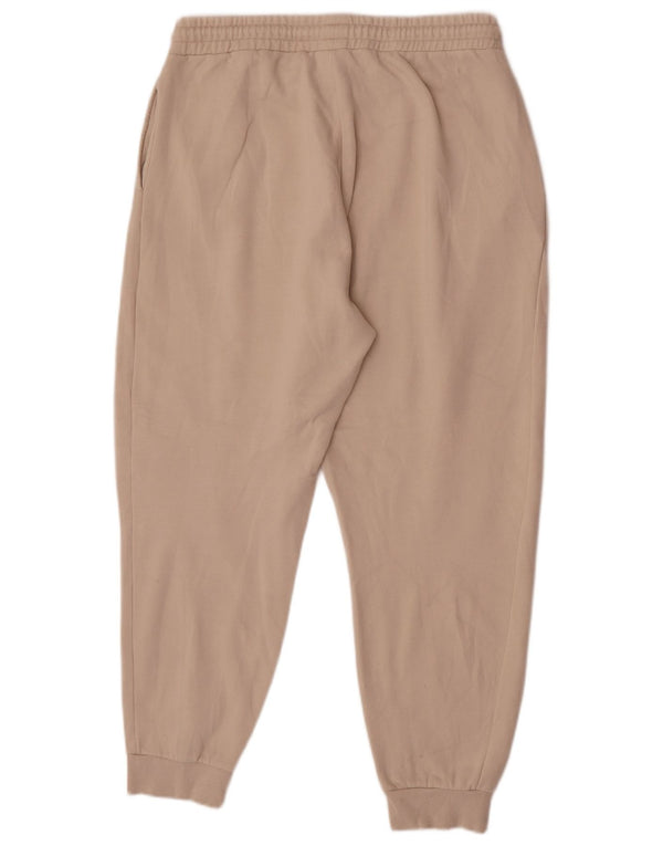 Zara Dame træningsdragt Bukser Joggers UK 16 Large Beige Bomuld