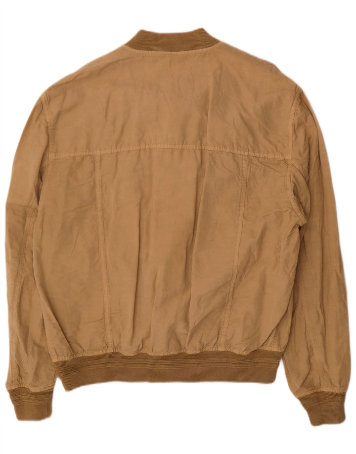 Peter Hadley Herre Bomberjakke IT 52 XL Beige Bomuld