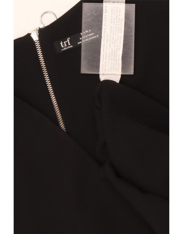 Zara teltkjole til kvinder UK 6 XS sort polyester