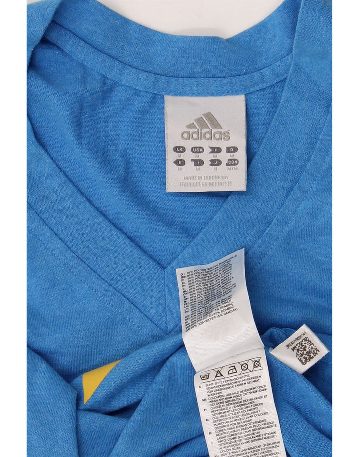 ADIDAS Herre grafisk vest Top Medium Blue Polyester
