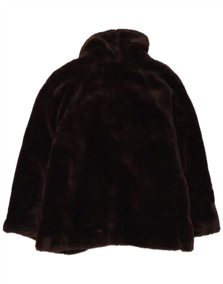 Pinko Dame imiteret Pelsjakke One Size Brun