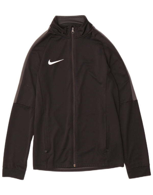 Nike herre Dri Fit træningsdragt topjakke lille sort polyester